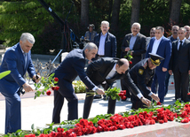 Azerbaijan marks 93rd birthday anniversary of National Leader Heydar Aliyev. Azerbaijan, Baku, 10 May 2016